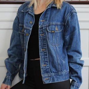 LEE vintage stonewashed denim trucker jacket PATD-153438